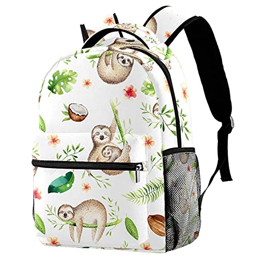 Sac à dos de voyage haute capacité à motif floral pour vos weekends