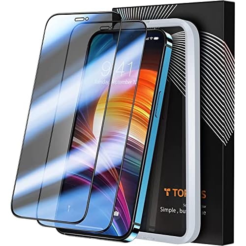 TORRAS 2-Pack for iPhone Air Screen Protector [12Ft Military-Grade Shatterproof] [9H+ Aerospace Tempered Glass] Anti-Scratch Full Coverage Fit