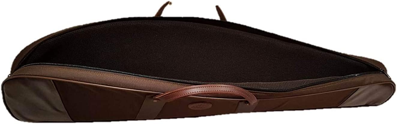 Funda Rifle con Visor 120cm Acolchada en Cordura Marrón