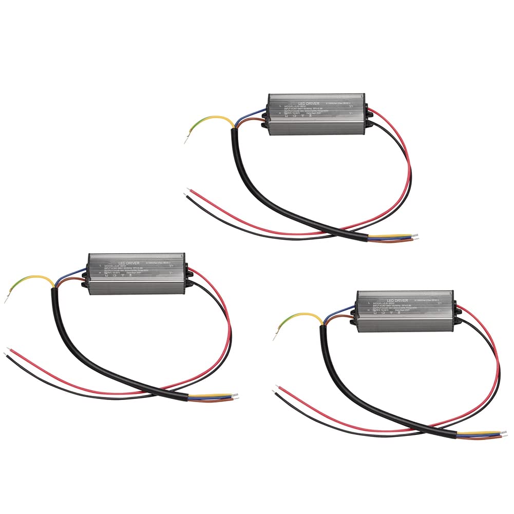Jnchdghwa As Shown 3X 30W Led Driver Constant Current Driver Power Supply Transformer Waterproof