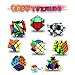 Speed Cube Set, Puzzle Cube,9 Pack Magic Cubes Pyraminx Pyramid + 2x2 + 3x3 + 4x4 + Megaminx + Mirror + Mini 3x3 + Skewb + Fenghuolun Puzzle Cube Toy for Kids & Adults