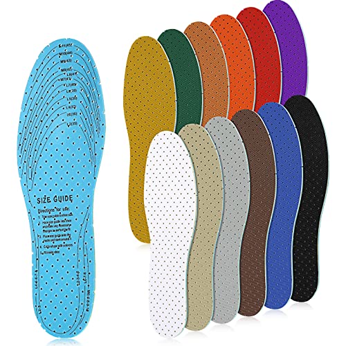 12 pares de plantillas finas de látex para mujer y hombre