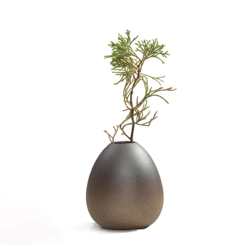 Classic Fashion Ceramic Vase Pottery Mini Small Vase Decorative Arts and Crafts Tabletop Flower Pot Bottle Home Wedding Deco (A3 7x8cm)