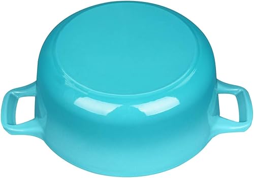 Miniatura 4 de Batería de cocina La Cuisine de hierro fundido esmaltado, horno holandés, cacerola, calidad superior Sartén, Azul pálido
