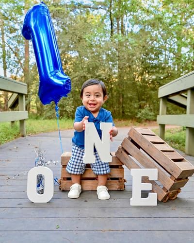 Image of 1 Balloon Numbers Birthday Decorations, 40In Dark Blue Balloons for Party | Eye-catching Appearance, Perfect Decorative Centerpieces, Convenient Self-sealing Structure, Widely for Various Occasions