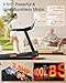 Foldable Treadmills for Home with 20% Incline, 14KM/H Treadmill with Handles, Running Machine for Heavy People, 180KG Weight Capacity, Large Running Belt and Intelligent LED Touch Screen