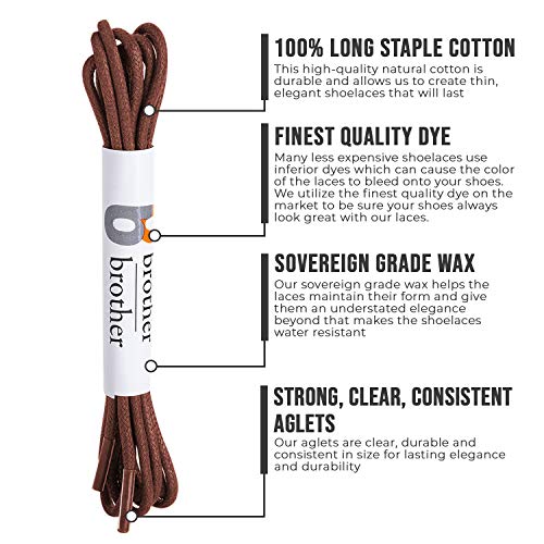 Image of BB BROTHER BROTHER (7 Pairs Colored Oxford Dress Shoe Laces | Shoe Strings