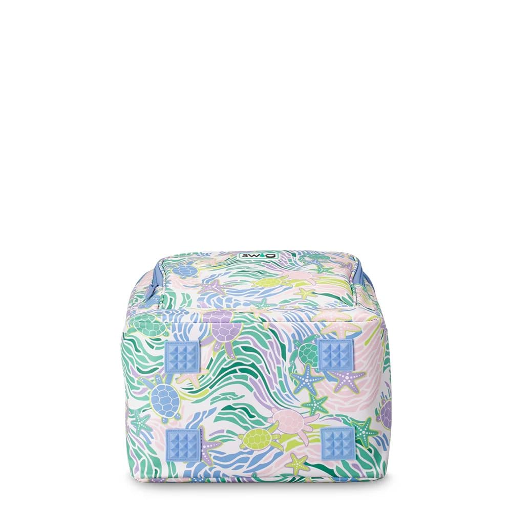 Swig Life Bolsa isotérmica Triple con Cremallera, Bolsa de Viaje Grande para 16-24 latas o 6 Botellas de Vino, Bolsa de Compras aislada, Bolsa de Entrega de Alimentos BZW