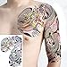 Produktbild 3 Stücke-Weibliche Beine Tattoo Rose und Schlange Tattoo wassertransfer Tattoo aquarell Body Art Oberschenkel Tattoo Tattoo 3 Stücke-