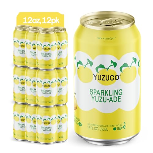 YUZUCO Sparkling Yuzu-Ade - Bright Japanese Yuzu Soda - Honey