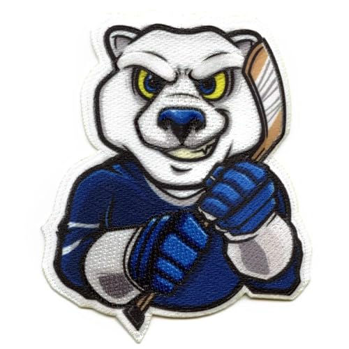 Toronto Canada Polar Bear FotoPatch Mascot Hockey Parody Embroidered Iron On