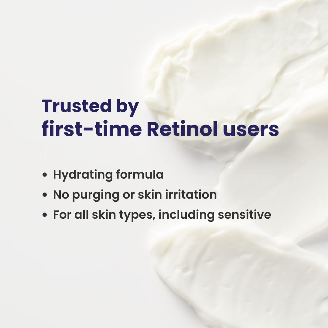 RE' EQUIL 0.1% Retinol Night Cream | Repairs Wrinkles & Fine Lines | Improves Skin Firmness | Beginner Friendly | All Skin Types | Anti Aging Cream For Women & Men 32G