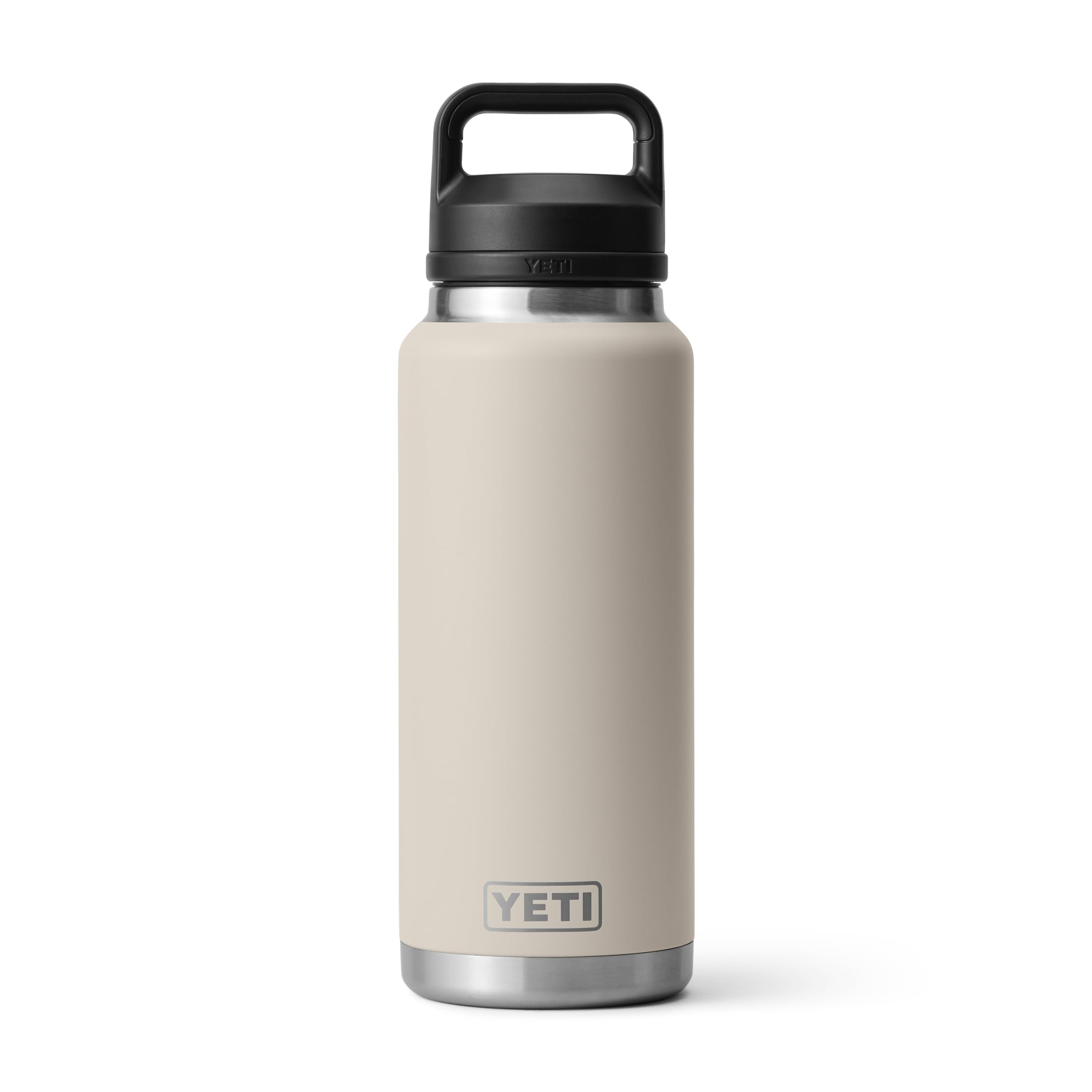 YETI Rambler 36 oz Bottle, Leakproof, Vacuum Insulated, Stainless Steel with Chug Cap, Cape Taupe