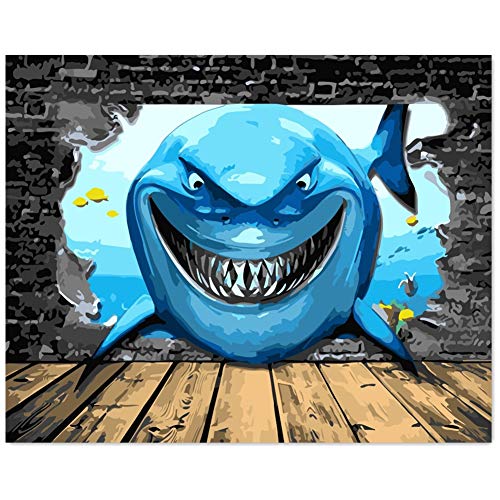 Version 3.0 HD Paint By Number Kits for Adults 3-dimension PBN Kit Paintworks