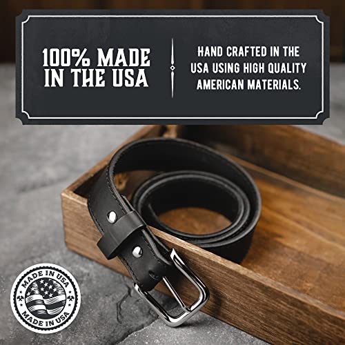 Main Street Forge The Foreman Leather Belt | Made in USA | Full Grain Leather | Mens Belt3