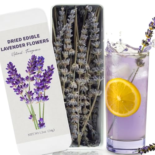 80+ Edible Lavender Sprigs for Drinks & Cocktails...