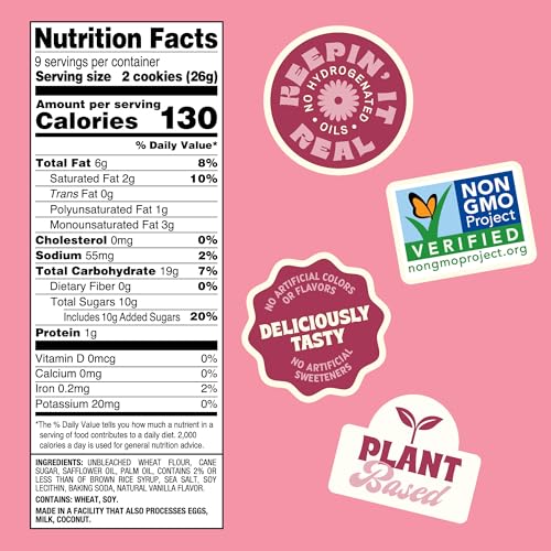 Image of Bundle of Back to Nature Double Creme Sandwich Cookies + Golden Vanilla Creme Sandwich Cookies, Plant Based, Non-GMO, Made with Wheat Flour, Snack Happy