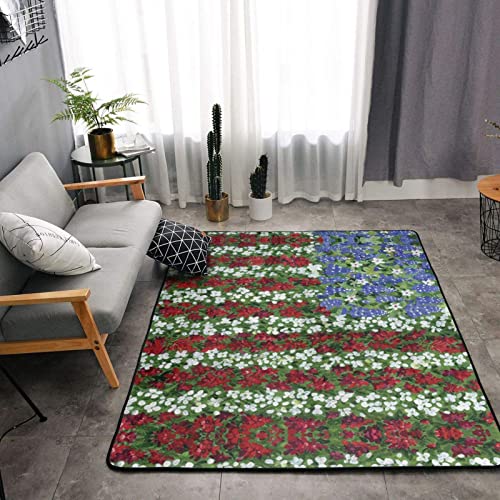Tapis antidérapant avec bride de fleur et base haute adhérence