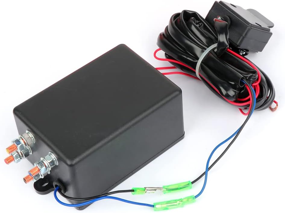 12V 4500LB Electric Winch Towing Trailer Steel Cable Off Road w/wireless remote
