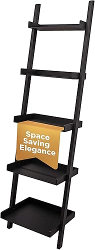 kieragrace Providence Hadfield - Estante inclinado, pintura mate negra, 18 x 66 pulgadas Negro,Blanco,Gris nube,Gris