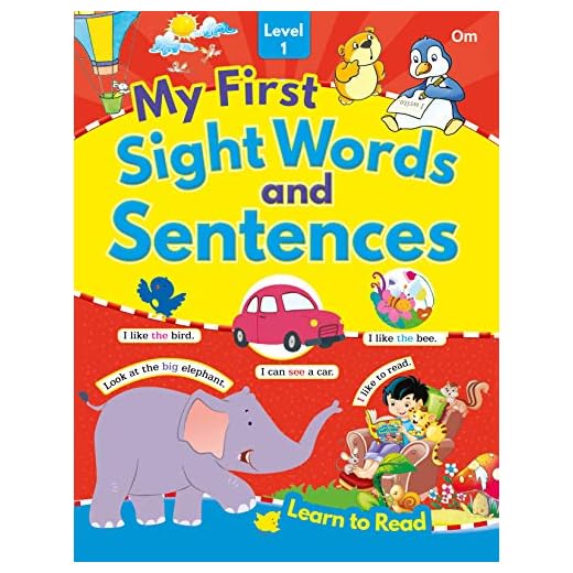 My First Sight Words and Sentences Level - 1