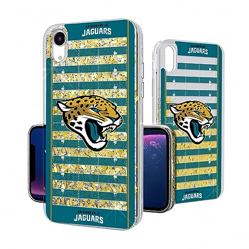 Keyscaper Jacksonville Jaguars iPhone Field Design Glitter Case