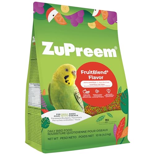ZuPreem FruitBlend Bird Feed Pellets, 10 lbs