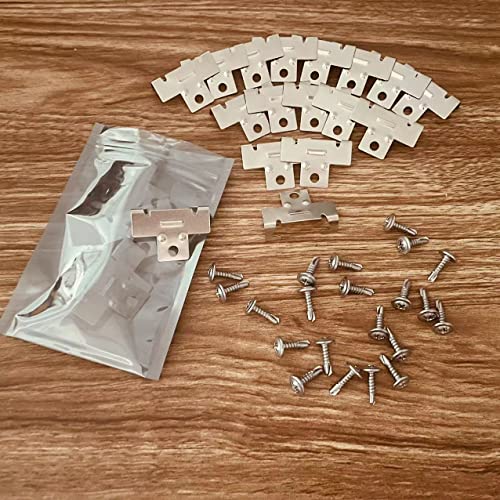 Roowintoo Recessed Light Clips For Retrofitting Recessed Light Canisters, Downlight Recessed Light Clips For Use With Torsion Springs (20Pcs) #TOP4