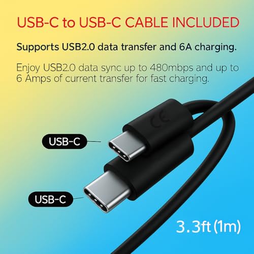 Image of Motorola Original 68W Fast Charging Type-C Cable Compatible with Moto G32, G42, G52, G72, G82, G84, G100, G200, Edge 20, Edge 30, Edge 40, Edge 50 & All Type-C Motorola Phones