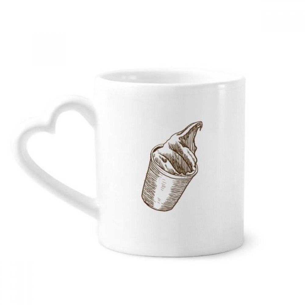 Tasse en céramique 12oz anti-brûlure pour café et dessert