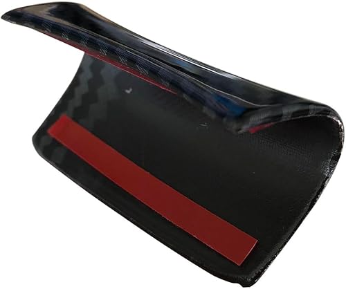 Miniatura 8 de Ruihe Funda de volante de color de fibra de carbono moldura apta para Hyundai Elantra, Santa Cruz, Tucson 2021-2025 diseño universal y accesorio