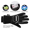 KINGSBOM -40F Waterproof & Windproof Winter Gloves - 3M Thinsulate Thermal Touch Screen Warm Gloves - for Cycling,Skiing,Running,Outdoor Sports - for Women and Men