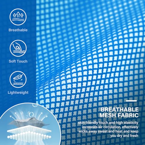 Casey Kevin Mens Sexy Boxer Briefs for Men Breathable Sexy Mesh See Through Underwear Bulge Pouch Trunk3