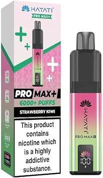 Hayati 6000 Pro Max Plus 6k pack of 1 Strawberry kiwi