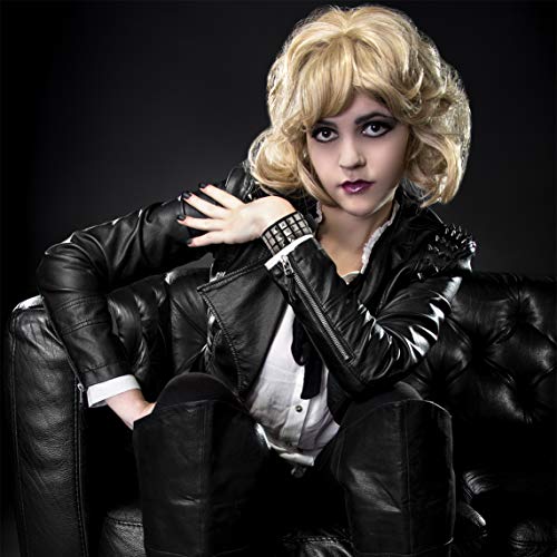 Skeleteen Punk Leather Stud Bracelet - Leather Cuff Biker Bracelet with Studs for Men, Women and Kids2