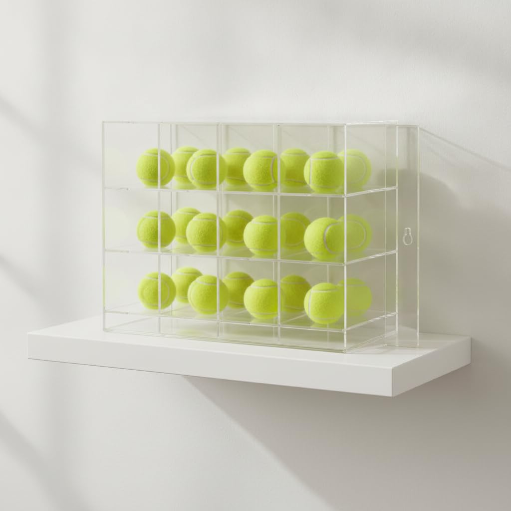 Vitrina Pelotas , Acrílica Cuadrada , Size to 1
