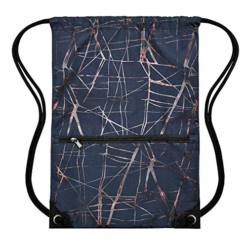Image of HOLYLUCK Drawstring Backpack Bag Sport Gym Sackpack