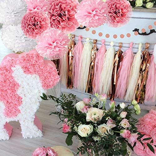 Oumuamua 732489456046 Pink Rose Gold Birthday Party Decorations Set thumb #5