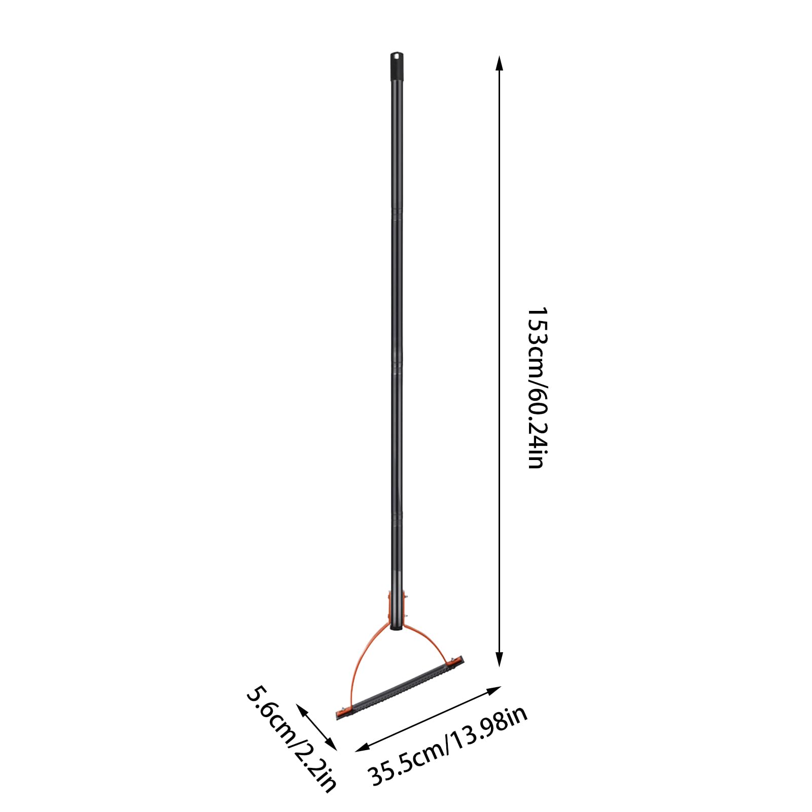 Dubbelsnijdende grasmaaier, grasmaaier met gekartelde snijder - Dubbelzijdige Swing Cutter Grassnijder met gekartelde stalen zodensnijder - Tuingereedschap met lange steel voor veldsloten in