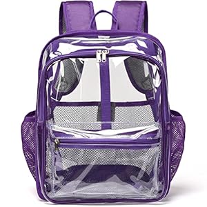 Kui Wan Transparenter Rucksack Style 2-Lila