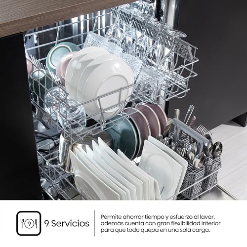 Miniatura 11 de Hisense Hs522e10w - Lavavajillas 45cm, Libre Instalación, Clase E, Capacidad 9, 1 2 Media Carga Manual , Inicio Diferido, Lavado Rápido 30 , Programa Eco, Integrable, Blanco