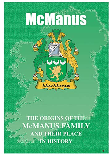 I LUV LTD McManus Irlandais Nom de Famille Livret D'histoire Couvrant L'origine de ce Nom Célèbre