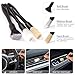 Yungeln 5PCS Car Detailing Brush Set with Car Cleaning Gel Car Cleaning Brushes,Car Dust Brush,Car Interior Detailing Brush for Vehicle Cleaning,Car Accessories for Truck, SUV, Interior