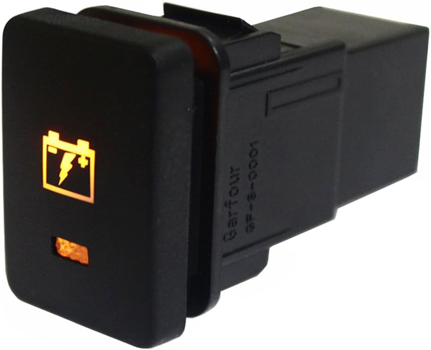 12 Volt AUX BATTERY Push switch for Toyota Hilux 2015/Prado 150 Series 2010-2014
