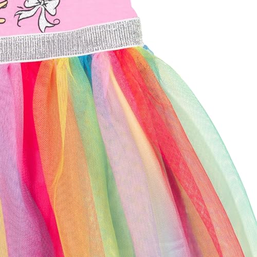 Disney Fancy Nancy Girls Short Sleeve Tutu Dress with Scrunchy Toddler to Big Kid4