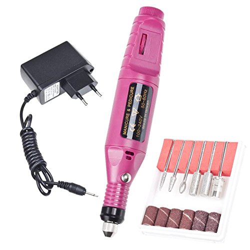 Wildlead 1 Set 18000rpm Professionel Electrique Machine Manucure Nail Drill Art Pen Pédicure Fichier Outils Professionnel Nails Polisseur Kits Ongles Salon Outils