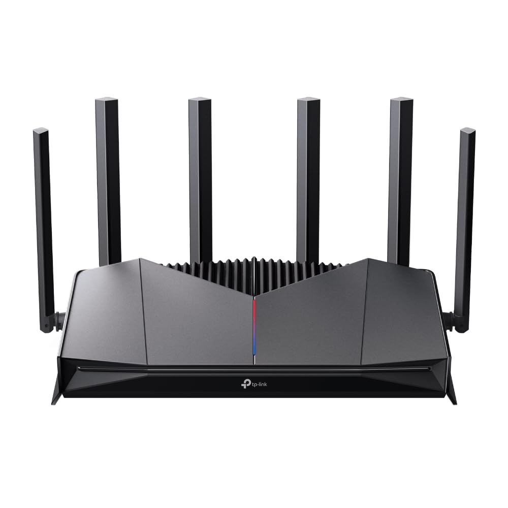 TP-Link Archer GE400 BE6500 Routeur de jeu Wi-Fi 7 double bande | Vitesse de 6,5 Gbit/s | 2 × 2,5 G WAN LAN + 3 × LAN 1G | USB 3.0 | 6 antennes | Panneau de jeu RVB | Compatible avec Alexa et Google