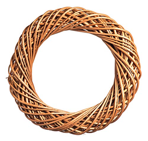 Prestige Wicker Natural Willow Chunky Wreath 34cm