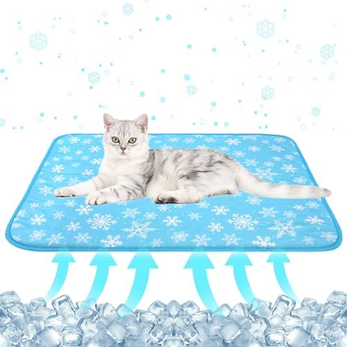 DELIFUR Cat Cooling Mat Pet Cooling Mat Outdoor for Dogs