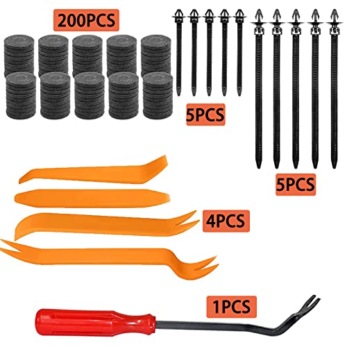 1595Pcs Car Retainer Clips & Door Panel Trim Clamp Kit -40 Most Popular Sizes Nylon Bumper Fender Rivets Kit With 10 Cable Ties For Gm Ford Toyota Honda Chevrolet Bmw Benz Audi Nissan Mazda #TOP2